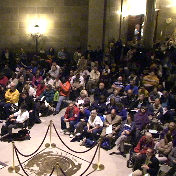 MCB members at the Missouri State Capitol during Legislative Days advocacy event